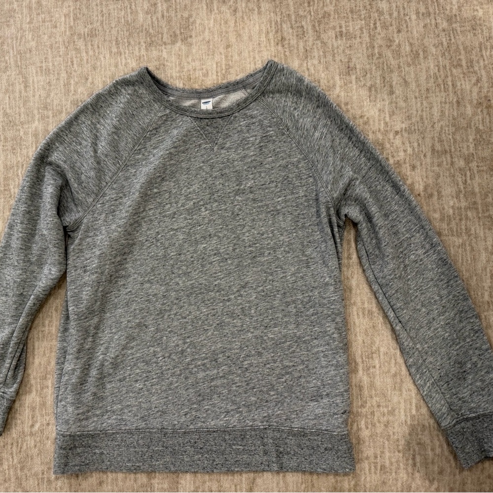Old Navy Heather Gray Women's Crew Neck Sweater